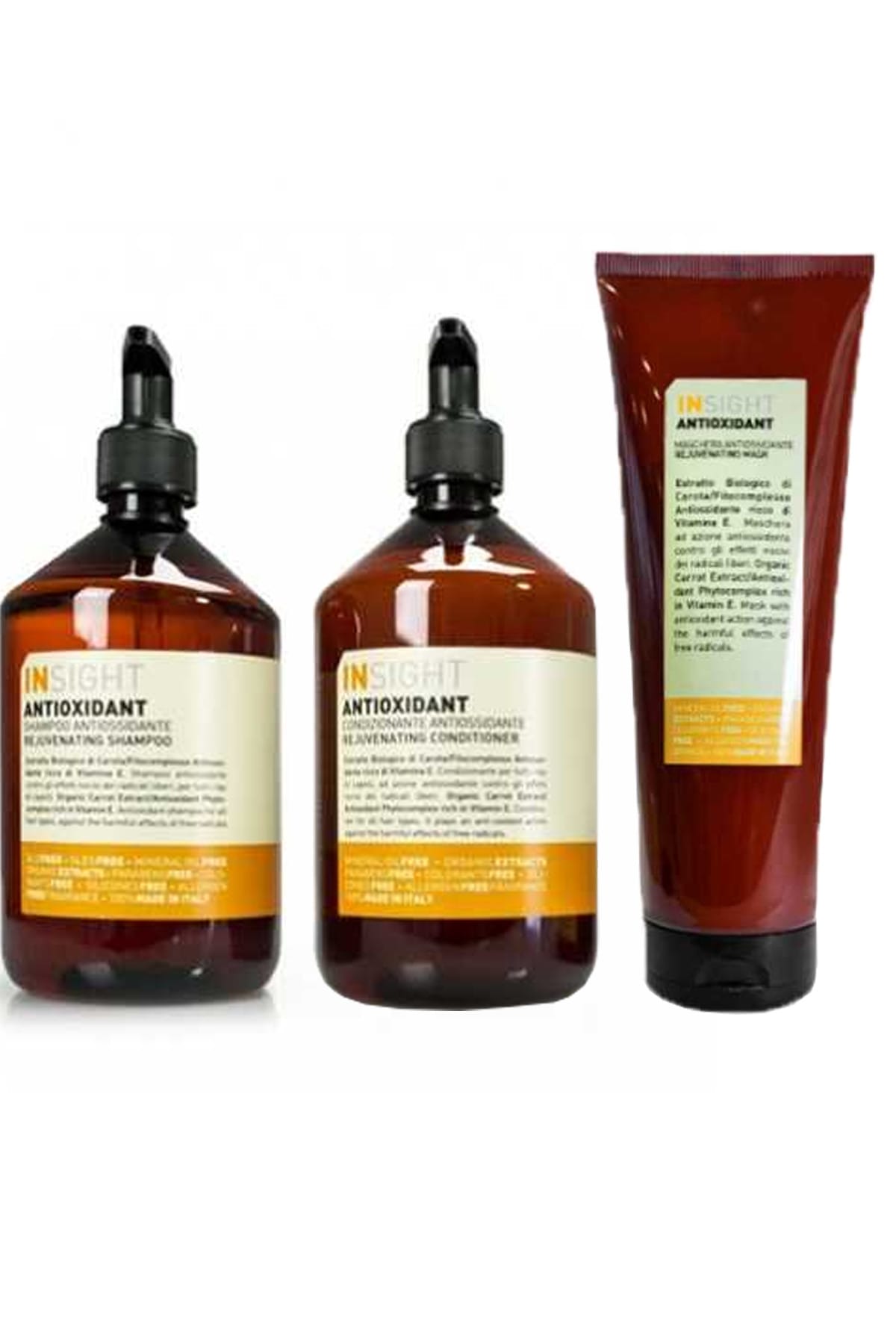 Antioxidant Rejuvenating Antioksidan Şampuan 400 ml + Krem 400 ml + Maske 250 ml 8029352351022